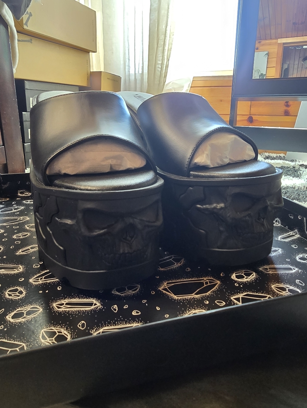 Killstar Doom Platform Sandals Size 9 - Picture 5 of 9